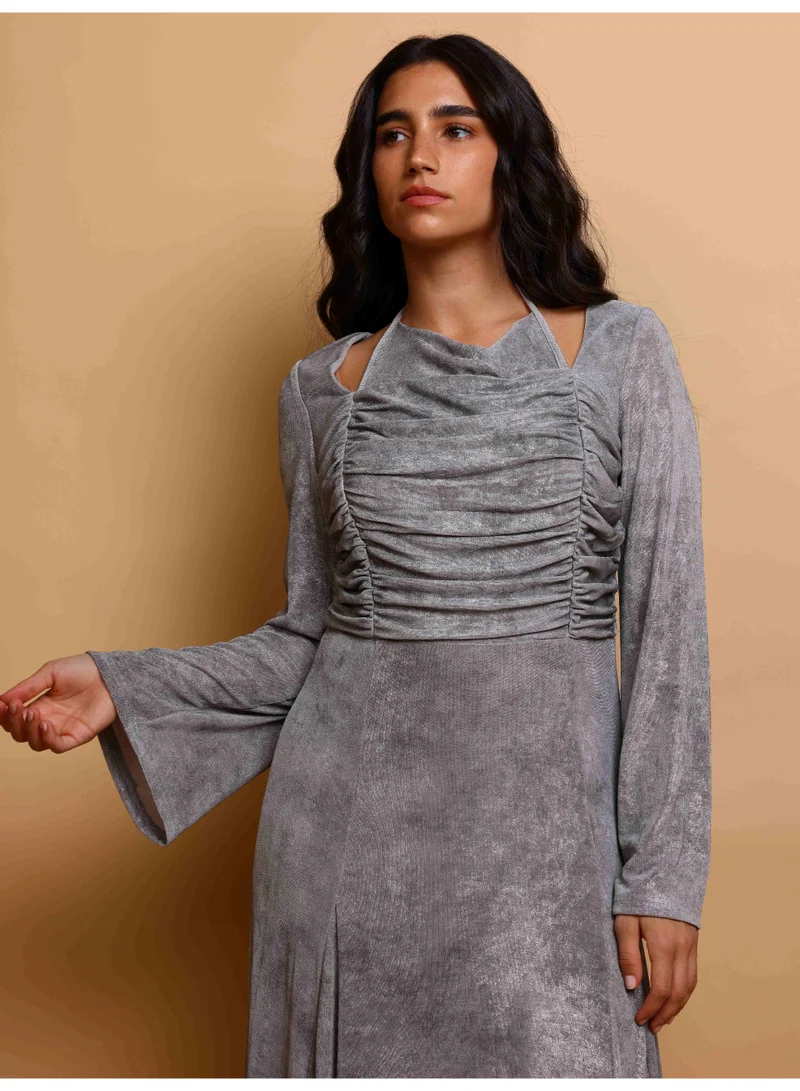 IKKXA Ikkxa Elara Jalabiya IK4040 Grey